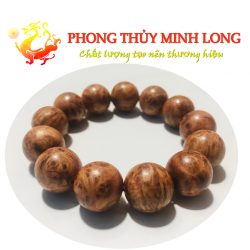 vòng tay gỗ huyết long 18ly hạt tròn
